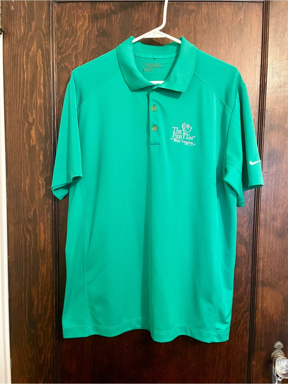 Green Nike Dri-Fit Polo Shirt - Men’s Large